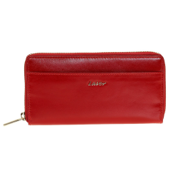 Lavor Δερμάτινο Γυναικείο Πορτοφόλι Κόκκινο 1-6012